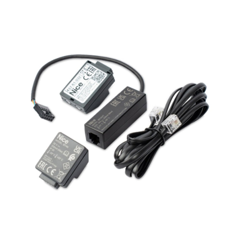 Automatizări Porți - Kit modul extensie semnal WiFi pentru automatizari Nice BIDI-WIFIEXTR00, 2.4 GHz, control de pe telefon, compatibil BusT4, IBT4N