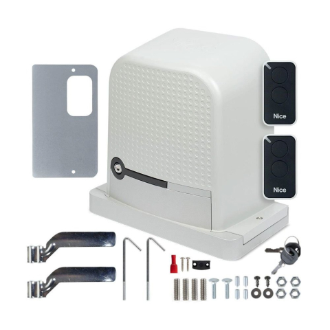 Automatizări porți culisante - Kit poarta automatizare culisanta Nice ROBO 1000 RO1000KLTR00, 230V, 1000 kg, 12 m