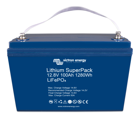 Baterii litiu LiFePO4 - Baterie LiFePO4 Victron Lithium SuperPack 12.8V/100Ah M8