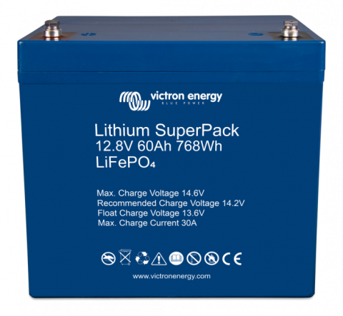 Baterii litiu LiFePO4 - Baterie LiFePO4 Victron Lithium SuperPack 12.8V/60Ah M6