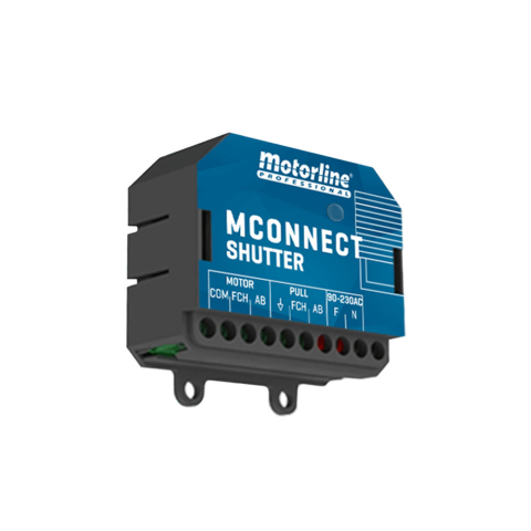 Accesorii Smart Home - Modul pentru automatizarea draperiilor Motorline MCONNECT SHUTTER, WiFi, Bluetooth, 2.4 GHz, control de pe telefon