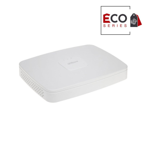 DVR/NVR - NVR Dahua Eco Series NVR2108-8P-4KS3, 8 canale PoE, 12 MP, 144 Mbps, SMD Plus