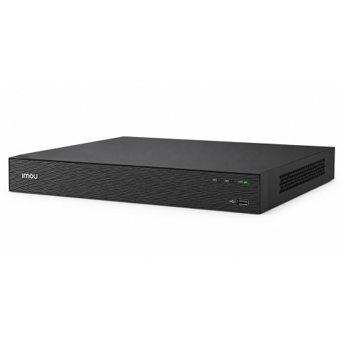 Supraveghere Video - NVR Imou NVR-N236P16-8A0E-P, 8MP, 36 canale, 16 porturi PoE, 320Mbps, 2 sloturi SATA 16TB, buget PoE 150W, microfon si difuzor