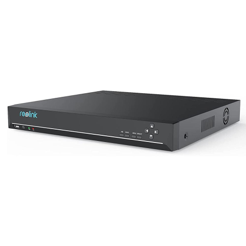 DVR/NVR - NVR Reolink RLN36 NVS36, 36 canale, 12 MP, mod inregistrare la detectie om/vehicul/miscare, vizualizare de pe telefon