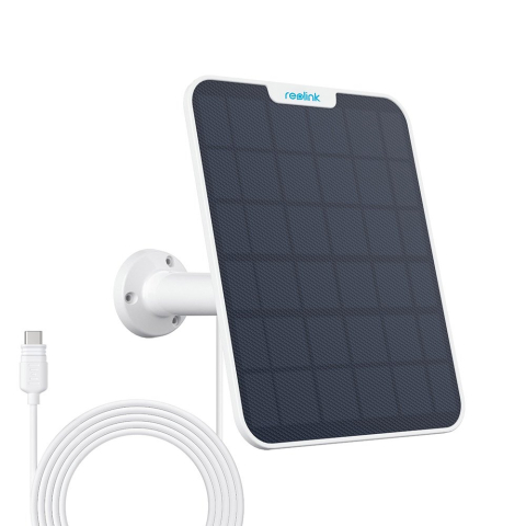 Accesorii Supraveghere - Panou solar pentru camere Reolink, cablu 4 m, mufa USB-C