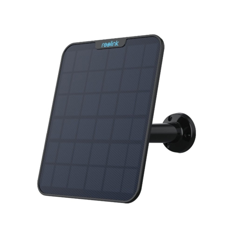 Accesorii Supraveghere - Panou solar pentru camere Reolink, cablu 4 m, mufa USB-C, negru