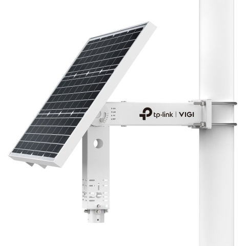 Panouri solare pentru camere - Panou solar pentru camere TP-LINK VIGI SP6020, 60W, design modular, management de la distanta, acumulator 20.8Ah, IP66