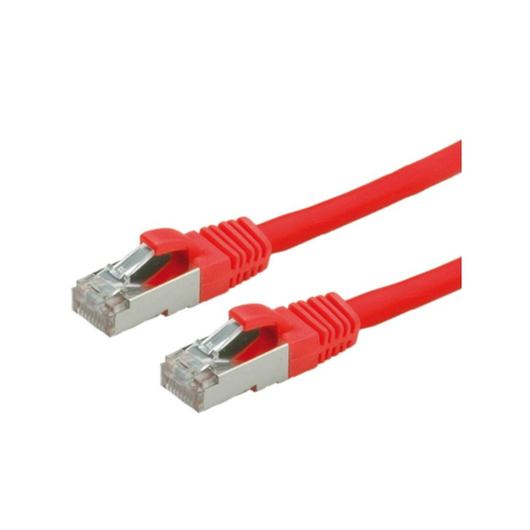 Accesorii Supraveghere - Patch cord S/FTP Cat6a LinkPower LINK-PATCHF65, 5 m, 26AWG, rosu