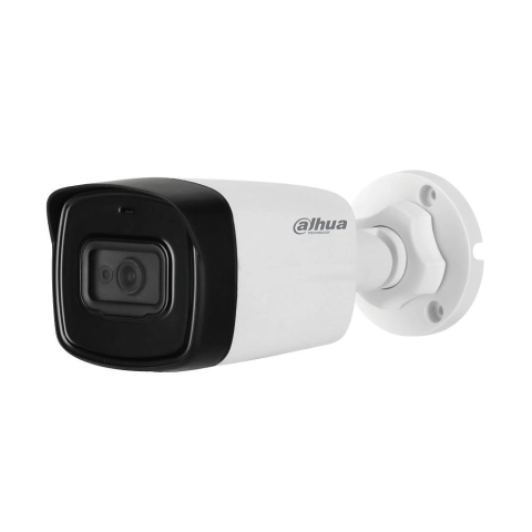 Resigilate - RESIGILAT - Camera supraveghere exterior Dahua Starlight HAC-HFW1500TL-A-0360B-S2, 5 MP, IR 80 m, 3.6 mm, microfon