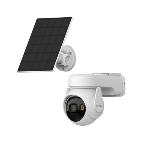 Resigilate - RESIGILAT - Camera supraveghere exterior IP WiFi Imou IPC-K9ECP-3T0WE/FSP12-TYPEC, 3 MP, 3.6 mm, IR 20 m, 5000 mAh, 8 x, microfon, difuzor, auto tracking, type-c + panou solar