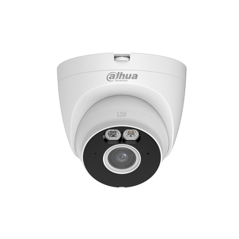Resigilate - RESIGILAT - Camera supraveghere IP WiFi 6 Dahua Smart Dual Light T5A-IL-0280B, 5 MP, 2.8 mm, IR/lumina alba 30 m, microfon, slot card, detectie AI om/vehicul
