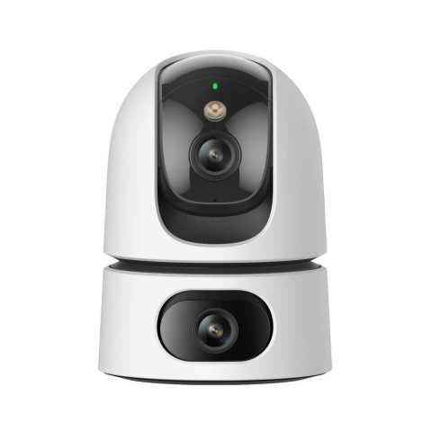Resigilate - RESIGILAT - Camera supraveghere IP WiFi cu lentila duala Full-Color Imou Ranger Dual IPC-S2XP-10M0WED, 5 + 5 MP, 2x 3.6 mm, IR/ lumina alba 15 m, microfon si difuzor, slot card, Auto Smart Tracking