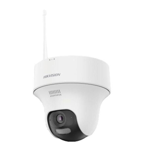 Resigilate - RESIGILAT - Camera supraveghere wireless IP Dome PT WiFi 6 Hikvision HiLook IPC-F120-LIDF/W, 2 MP, 2.8 mm, IR 20 m, lumina alba 15 m, microfon si difuzor, slot card