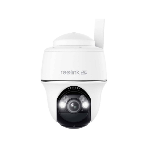 Resigilate - RESIGILAT - Camera supraveghere wireless rotativa GSM 4G LTE PT Reolink Go PT Ultra G440, 8 MP, IR/lumina alba 10 m, PIR 10 m, acumulator 6000 mAh, alarma personalizabila, microfon si difuzor, slot ca