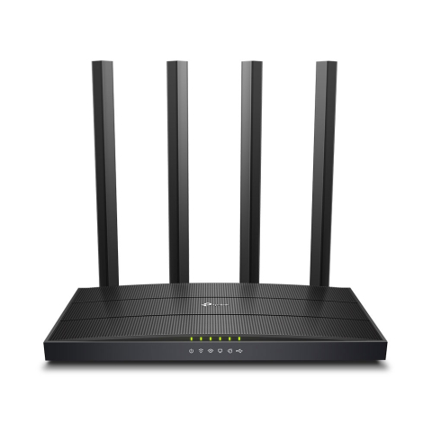 Rețelistică - Router Gigabit Dual-Band TP-Link ARCHER C6U, 2.4/5 GHz, 1200 Mbps