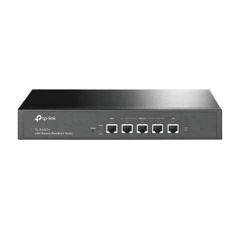 Rețelistică - Router multi WAN Load Balance TP-Link TL-R480T+, 4 porturi WAN, 10/100Mbps