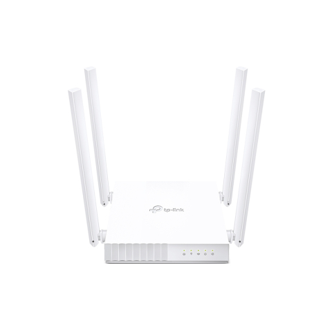 Rețelistică - Router wireless Dual-Band TP-Link ARCHER C24, 5 porturi, 433 Mbps, 2.4GHz/5GHz