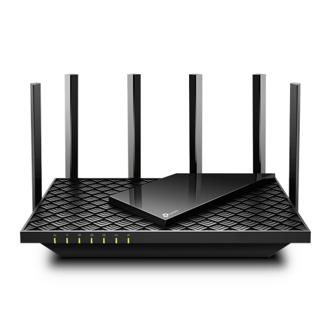 Rețelistică - Router wireless Gigabit Dual Band TP-Link ARCHER AX73, WiFi 6, USB, 5 porturi, 200 utilizatori, 5400 Mbps