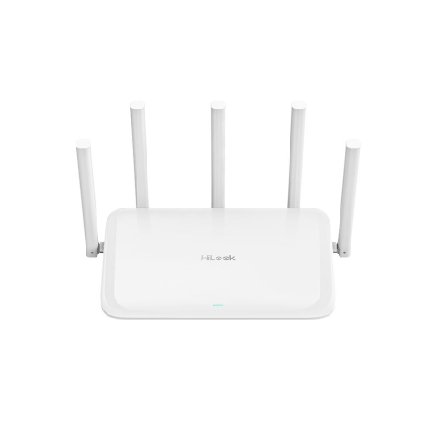 Rețelistică - Router wireless WiFi 6 Dual Gigabit Hikvision HiLook AX3000 WR-AX30, 4 porturi, 3000 Mbps, Dual Band 2.4GHz / 5GHz
