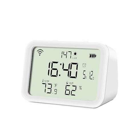 Smart Home - Senzor de temperatura si umiditate cu display Rehent RH-TH02W6, WiFi, Bluetooth