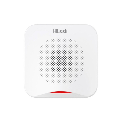 Accesorii sisteme de alarmă - Sirena alarma de interior wireless Hikvision HiLook ALARM-S201-WE, 868.6Mhz, pana la 1600m, 4x baterie AA, LED rosu