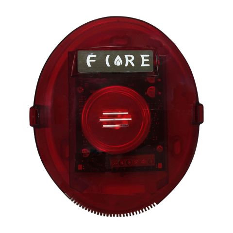 Sirene incendiu - Sirena de incendiu cu flash adresabila UniPOS FD7204D, 80 dB, LED, UniTalk