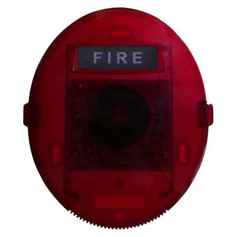 Accesorii - Sirena de incendiu cu LED conventionala UniPOS FS8204, 90 dB, 2 fire, ABS
