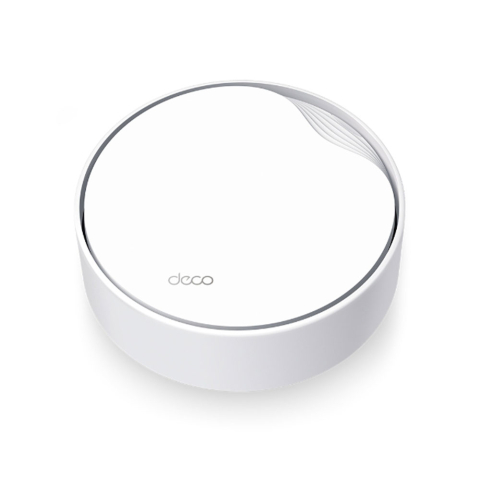 Rețelistică - Sistem Mesh dual band Gigabit TP-Link DECO X50-POE(1-PACK), 2.4 / 5 GHz, 2402 Mbps, WiFi 6, PoE