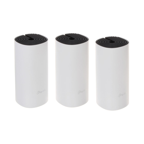 Acces Point - Sistem Mesh Gigabit Dual Band TP-Link DECO M4 (3-PACK), 2 porturi, 2.4/5.0 GHz, 370 m, 1200 Mbps