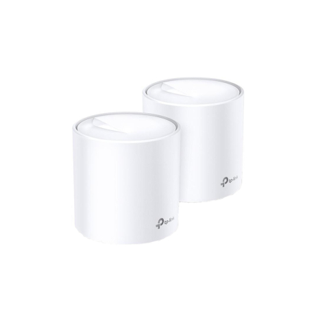 Rețelistică - Sistem Mesh Gigabit Dual-Band TP-Link DECO X60(2-PACK), 2 porturi, 2.4/5.0 GHz, 2402 Mbps, 465 M, WiFi6