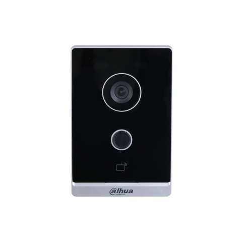 Video interfoane & interfoane - Videointerfon de exterior IP WIFI Dahua VTO2211G-WP-S2, difuzor si microfon, slot card, IR, PoE, acces prin card, deschidere de la distanta prin aplicatie