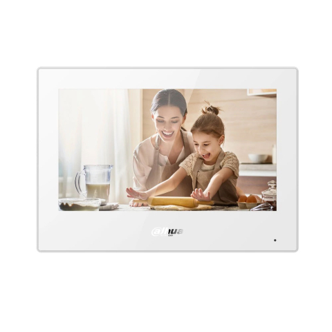 Video Interfoane - Videointerfon de interior IP Dahua VTH5321GW-W, 7 inch, aparent, touch screen, slot card