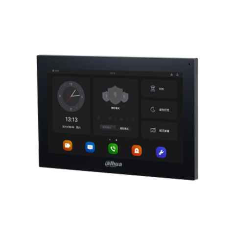 Video Interfoane - Videointerfon de interior IP WiFi Dahua VTH5341G-W, 10 inch , slot card, android, PoE