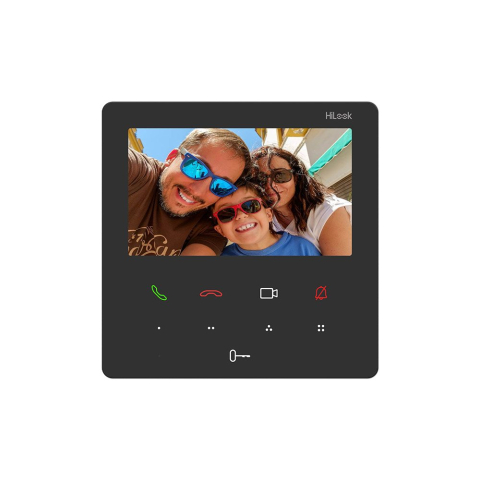 Video interfoane & interfoane - Videointerfon de interior IP WiFi Hikvision HiLook VI-H440W, 2.4GHz, ecran 4.3 inch, 1 familie, 200 evenimente, PoE, control de pe telefon