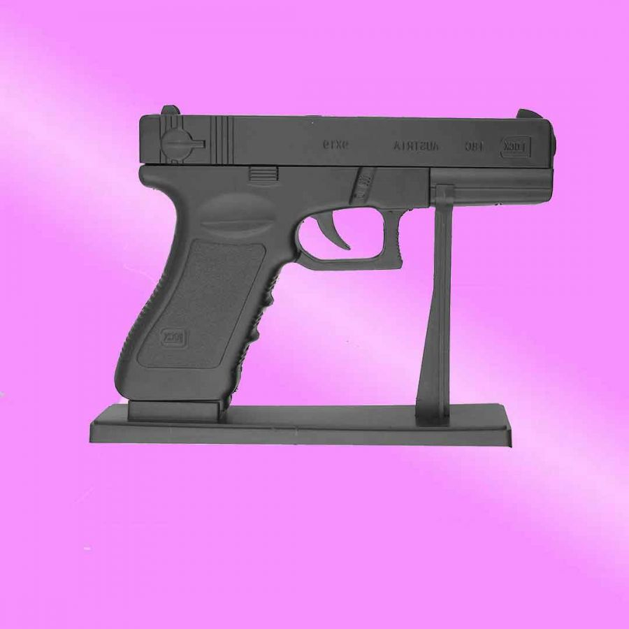 Bricheta antivant tip pistol Glock in marine naturala [2]