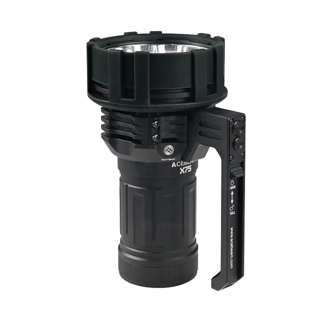 Lanterna puternica 75.000 lumeni Acebeam X75, 1082m profesionala [2]