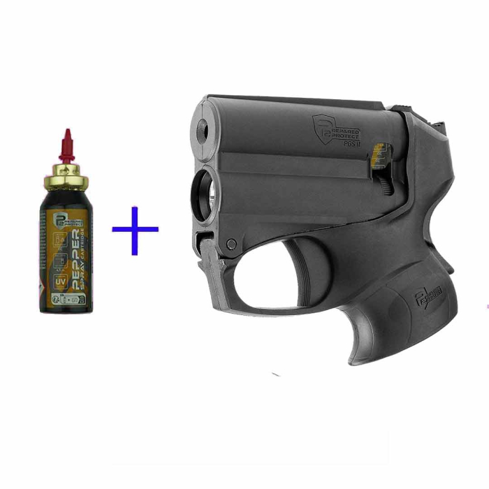 Pistol Walther PGS II cu spray piper și lanternă LED [2]