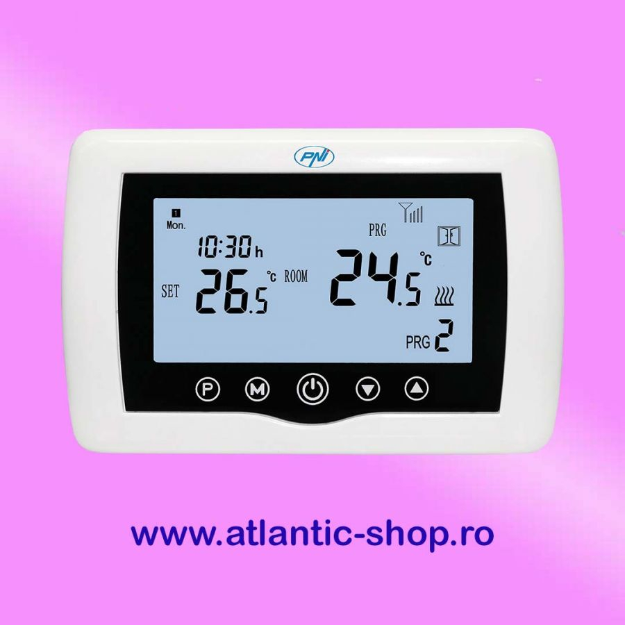 Termostat de ambient PNI CT36 fara fir cu WiFi Tuya [3]