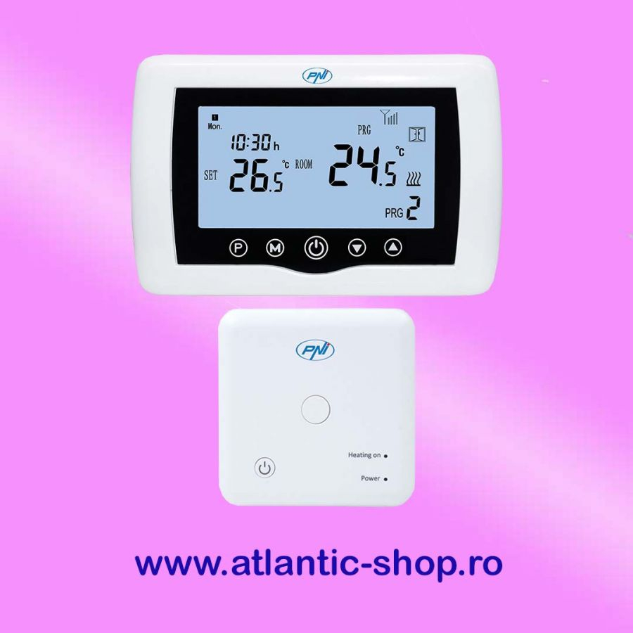Termostat de ambient PNI CT36 fara fir cu WiFi Tuya [2]