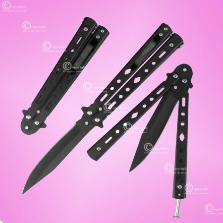 Briceag fluture Balisong negru [1]