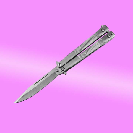 Cutit fluture Balisong cromat [2]