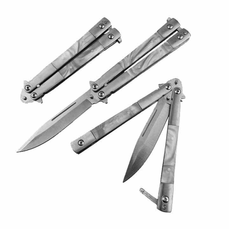 Cutite - Cutit fluture Balisong cromat