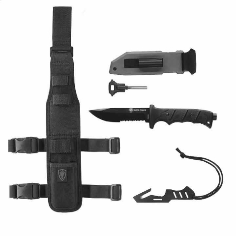 Cutite - Kit de supravietuire Umarex EF703, cutit si accesorii
