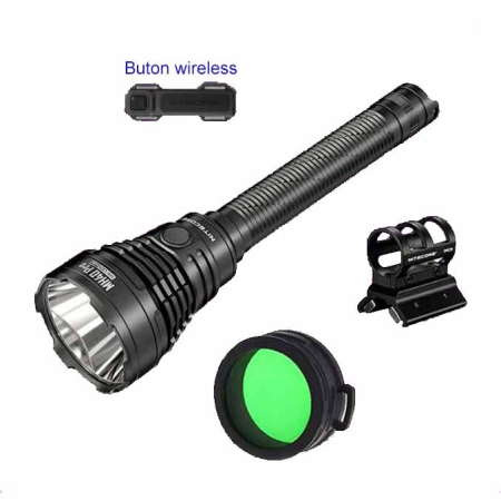 Lanterne profesionale - Kit Vanatoare Nitecore MH40 PRO 3500 Lumeni 1300 metri