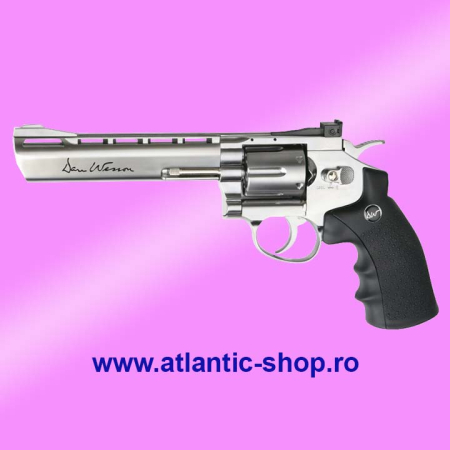 Arme airsoft - Revolver Dan Wesson 6 inch full metal CO2
