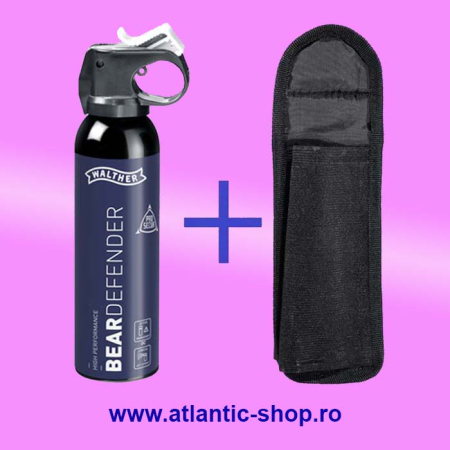 Spray urs - Spray Anti Urs Walther Bear Defender - 225 ml, cu Husă Inclusă