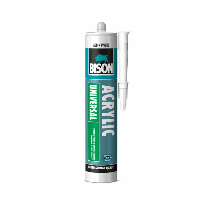 Accesorii - Acril Bison, pentru pereti si podea, alb, 280 ml