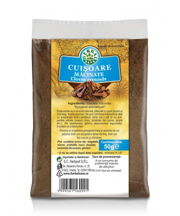 Cuisoare Macinate - 50 g - HERBALSANA [1]