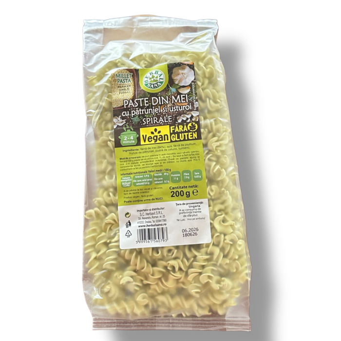 Paste din Mei cu Patrunjel si Usturoi 200g HERBALSANA [1]