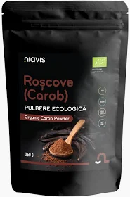 Roscove (Carob) Pulbere Ecologica/Bio - 250 g - Niavis [1]